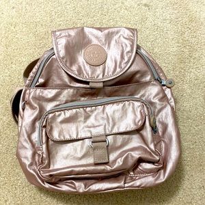 Rose Gold Kipling Bag